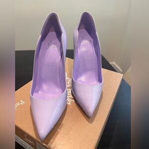 Christian Louboutin Hot Chick 100 Patent Pump, Purple